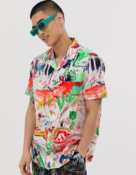 Blue Lace Long Sleeve Dress