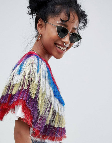 Blue Lace Long Sleeve Dress